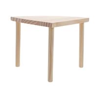 HIAKDOFT Wooden Small Pet Playing Platform for Hamster Cage Accessory Multi-functional Climbing Resting Ladder for Chinchillas and Hamsters Household Sleeping and Activity Playground