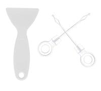 HIAMEA Reusable Fridge Drain Hole Unblocker Remover Plastic Plunger Tool Kit Freezer Ice Scraper For All Mini Refrigerator Accessories Cleaning And Wine Cabinets Kitchen