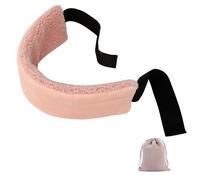 HIAMEA Travel Pillow Alternative That Stops Head Bobbing-Airplane Head Straps and Car Head Support Band Super Comfort Head & Neck Support For Airplanes & Cars Sleeping Adults Kids(Pink)