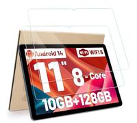 Hianjoo 2 Pack Screen Protector Compatible with Ainmel Tablet 11 Inch (A6H-A), Tempered Glass Film Easy Installation [Scratch Resistant]