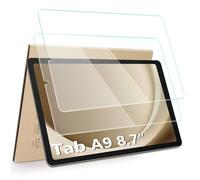 Hianjoo 2 PCS Tempered Glass Screen Film Compatible with Samsung Galaxy Tab A9 8.7" （Model: SM-X110/SM-X115, Screen Protectors Compatible with Samsung Galaxy Tab A9 8.7"