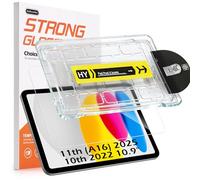 Hianjoo Screen Protector Compatible with iPad 11th 2025/ 10th 2022 A16 10.9", Tempered Glass with Install Tray [HD Clarity] [9 Hardness] [Anti-Scratch] [Easy Installation]