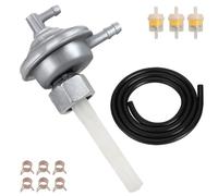 HIAORS Gas Fuel Switch Pump Valve Petcock Compatible with GY6 50cc 150cc 139QMB 157QMJ TaoTao Baja Elite 80 Roketa SUNL IceBear Kymco Lance Peace Sports Scooter Moped Go Kart Parts with Fuel Line