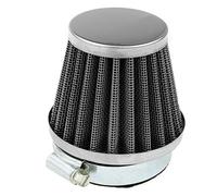 HIAORS Universal 48mm 49mm 50mm Motorcycle Air Filter Compatible with 50cc 70cc 90cc 110cc 125cc CB250 DT250 TTR DT250MX GS250 GS250T ATV Scooter Moped Pit Dirt Bike High Performance Parts Silver