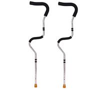 HIARAN Adjustable Underarm Crutches Portable Universal Crutch For Walking Adults Women Man Healthcare Medical Rehabilitation Detachable Storage (Color : 1pcs) anniversary Lucky Star