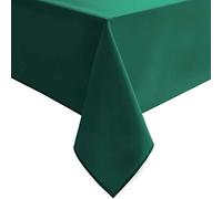 Hiasan Emerald Green Tablecloth for Rectangle Tables - Waterproof Washable Oblong Table Cloth for Dining Kitchen and Outdoor Use, 54 x 108 Inch