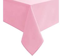 Hiasan Pink Tablecloth Rectangle - Waterproof & Spillproof and Washable Small Table Cloth for Dining/Party, 30 x 60 Inch