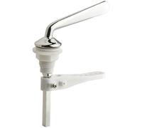 Hiatt Hardware Contract Cistern Lever Replacement - Heavy Duty Universal Brass & Polished Chrome Toilet Flush Lever for Bathroom Cistern Parts