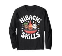Hibachi Skills Cooking Japanese Cuisine Long Sleeve T-Shirt