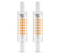 HiBay 2X R7s LED Bulbs 78mm 5W J78 Linear Light Bulb Warm White 3000K J Type Energy Saving Light Eqv 45W R7s Halogen Floodlight 240V