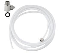 Hibbent Bidet White Hose,4.5m,White,3/8" T-Valve