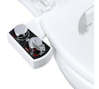 Hibbent Hot & Cold Sprayer Bidet Attachment for Toilet, Non-Electric