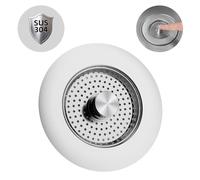 Hibbent Kitchen Sink Plug,Kitchen Sink Strainer and Stopper Combo,All Metal, Anti-Clogging,kitchen Sink Strainer Plug, Prevent Odors-Sinks Depth > 28mm