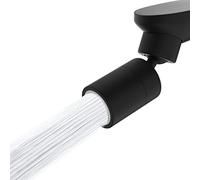 Hibbent NSF/ANSI/CAN 61 Certified Faucet Aerator, Kitchen Sink Faucet Aerator, 2-Flow CUPC Certified, 360-Degree Swivel, Matte Black, Brass, Water Saving, 55/64 Inch Female Thread