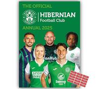 Hibernian FC Annual 2025 Hibs Football Annual with FREE Organisational Stickers
