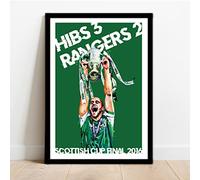 Hibernian FC Scottish Cup Final Framed Art Print - HIBS!