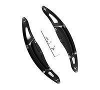 HIBEYO 2-Piece Aluminium Shift Paddle Extension for Porsche 718/918/911 Macan Cayenne Panamera, Black