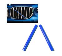 HIBEYO 2 pieces coloured front grill insert trim suitable for BMW F25 F26 sports style grill strips front grill strips car grill insert radiator grille buckle stripes trim decoration accessories blue