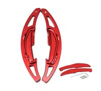 HIBEYO 2 Pieces Steering Wheel Shift Extension Paddles Steering Wheel for BMW M2 M3 M4 M5 X5M X6M F87 F85 F86 F80 F82 F83 F10 M6 F12 Replacement Shift Paddles Gear le. hifter Expander Red Tension