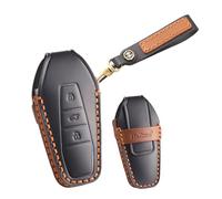 HIBEYO Intelligent Car Key Case Fits Chery ICAR 03 Aiqar EQ7 EQ5 EQ3 Jaecoo J6 J7 J8 Key Organiser Key Cover Key Holder Remote Key Box Car Accessories C Black