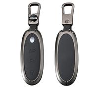 HIBEYO Keyless Car Key Case Compatible with Dongfeng Dfsk NAMMI Box 01 2024 2025 New Energy Key Case Protective Key Box Key Ring Remote Control Short Key Ring Black