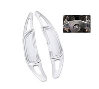 HIBEYO Metal Replacement Steering Wheels Shift Paddle for Mercedes Benz 2015-up AMG CLA45 C63 C43,2016-up AMG E63 E53 E43 DSG Shift Paddle Extension Silver