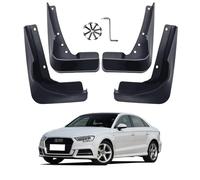 HIBEYO Set of 4 Car Mud Flaps Fits Audi A3 2016-2020 with S-Line Package Dirt Flaps Splash Proof Mudguard Protector Dirty Protective Flaps 2016-2020 with S-Line Package