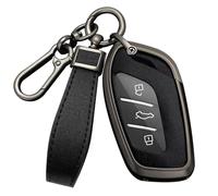 HIBEYO Smart Car Key Case Fits MG EV EHS EZS GT HS ZS ZX MG4 MG5 MG6 Key Case Protective Cover for Roewe RX3 RX5 RX8 ERX5 I6 I5 Key Case Accessories 3 Buttons Black