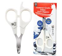 HIBINO Samurai-Grade Cat Nail Clippers - Vet Recommended, Sharper, Quieter & Safer | Precision-Engineered Blade | Ergonomic Non-Slip Grip fo