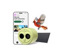 Hibird 4K HD Smart Bird Feeder Camera, Solar-Powered, 2.4G/5G Dual WiFi, 6X Slow-Motion Video, AI Identifies 10,000+ Species