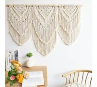 Hibisaws Macrame Boho Tapestry, Large, Handwoven, Bedroom, Balcony, Wall Decoration, Gift for Women