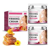 Hibiscus and Honey Firming Cream, 2Pcs Neck Firming Cream 50ml, Skin Tightening Cream for Face & Body for Double Chin Reduce