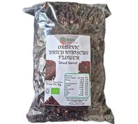 Hibiscus Flower (Sorrel) Loose Leaf- Tea and Infusions 1kg- 100% Pure Dried Hibiscus sabdariffa