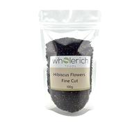 Hibiscus Flowers Fine Cut Loose Tea 100g - Wholerich Foods