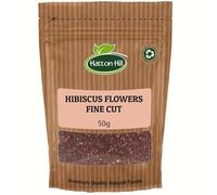 Hibiscus Flowers Fine Cut Loose Tea 50g by Hatton Hill