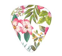 Hibiscus Flowers Guitar Picks - Guitar Accessories - Guitar Picks For Acoustic Guitar Electric Guitar Bass Guitar For Men Women Professional Guitarist Musicians And Beginner