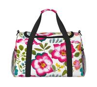 Hibiscus Flowers Print Daily essentials Large Capacity Hand Carry Bag for Weekend Getaways style Bags
