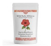 Hibiscus (Hibiscus Sabdariffa) - 20 Tea Bags - Heart-Friendly Herbal Tea, Traditionally Enjoyed for Daily Wellness, Metabolism Support & Antioxidant Rich | 100% Pure Harvested