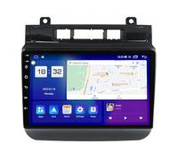 HIBIYA Android 14 Car Navigation in-Dash Car Audio Receiver For Volkswagen Touareg 2011-2018 Double Din 9 Inch Touch Screen Car Stereo with Sat Nav Bluetooth Handsfree RDS SWC(Y2 8Core 4+64G)