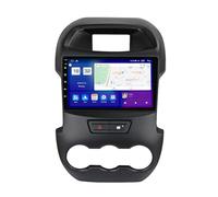 HIBIYA Android 14 Double Din Car Stereo For Ford Ranger 2011-2016 Head Unit 9”IPS Touchscreen Multimedia Player with Backup Camera Support Carplay Bluetooth GPS Sat Nav RDS SWC(T2 8Core 8+128G)