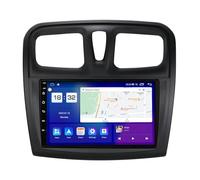 HIBIYA Android 14 Double Din Car Stereo For Renault Logan Sandero 2012-2019 Head Unit 9”IPS Touchscreen Multimedia Player Support Carplay Bluetooth GPS RDS SWC(T2 8Core 8+128G)