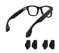 HIBLOKS Eyeglass Ear Grip for RayBan Meta Gen 2/1 Smart Glasses Accessories | Silicone Anti-Slip Glasses Ear Cushion for Ray-Ban Meta Gen 2/1, Meta Adventurer, Meta Blayzer/Scriber Optics Gen 2 (2 Pairs)