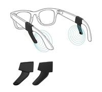 HIBLOKS Voice Privacy Ear Tips for Ray-Ban Meta Smart Glasses Accessories | Audio Enhancer/Sound Booster Tube for RayBan Meta Gen 2, Meta Adventurer/Fury, Meta Blayzer/Scriber Optics Gen 2 (Non-in-ear)