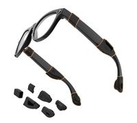 HIBLOKS Waterproof Silicone Cover & Eyeglass Ear Grip Compatible with Ray-Ban Meta Wayfarer/Skyler/Headliner & Gen 2, Sweat-proof, Anti-slip and Skin-friendly Accessories Set for Rayban Smart Glasses