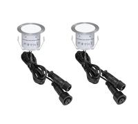HIBOITEC 2Pack Cool White Decking Lights Replacement and Expansion | Power adapter not included, IP67 Waterproof Kitchen Plinth Lights for Outdoor, Garden, Floor Tile, Staircase