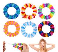 Hiboom 6 Pack Skin Picking Fidget Toys Trichotillomania Fidget Toys Stretchy Loom Picking Hair Pulling Anxious Toy Anxiety Relief Therapy for Trichotillomania(Bright Color)