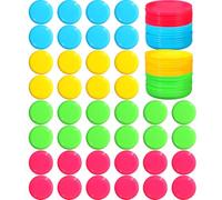 Hiboom Kids Flying Discs 3.4 Inch Mini Plastic Flying Disks Bulk, 24 Pcs | Flyer Toy in 4 Colors Lightweight Easy Toss Design Kindergarten Teaching Party Favors Pet Dog Outdoor Yard Lawn Beach Games