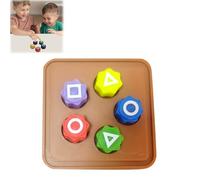 Hiborth Korean Folk Game Set - Gonggi Korean Game, Ddakji Game, Jebi Chagi, Paeng-Y, and Biseokchigi Traditional Play Games for Family and Travel (1pc B)