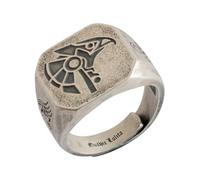 Hiborth Men Open Ring Gods of Egypt Eyes of Horus Cold Style Retro Adjustable Polished Solid Men Party Club Jewelry Finger Fing Knuckle