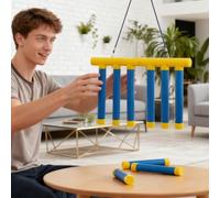 Hiborth Reflex Challenge Game, Falling Sticks Reaction Trainer with 3 Adjustable Speed Modes, Refle x Sti ck Ga me for Hand-Eye Coordination, Drop Stic k Gam e for Home Office Team Activities (Blue)